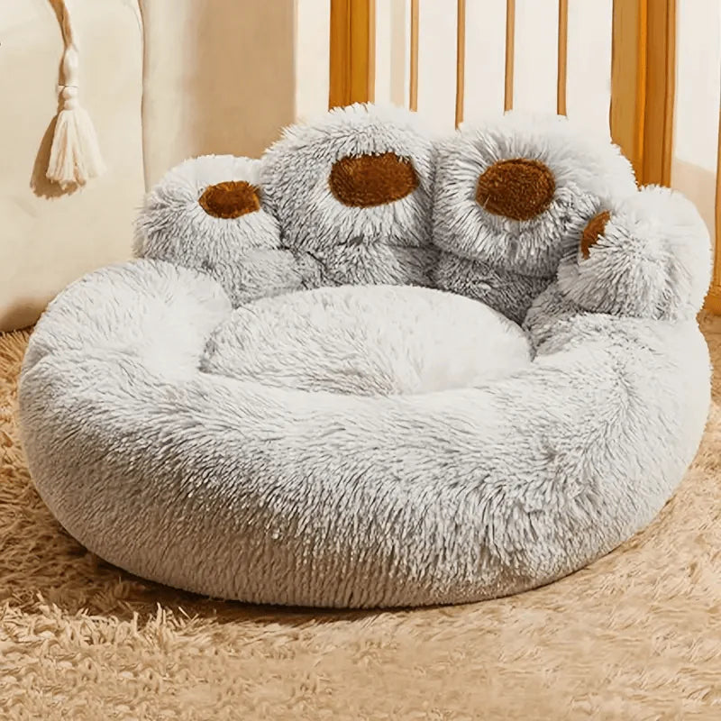 Lit Pour Chien Forme Patte Doux et Confortable