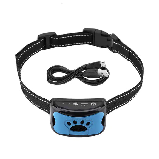 Collier Rechargeable et Étanche Anti-Aboiement pour Chiens