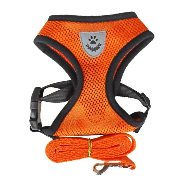 Gilet Harnais Réglable pour Animaux de Compagnie