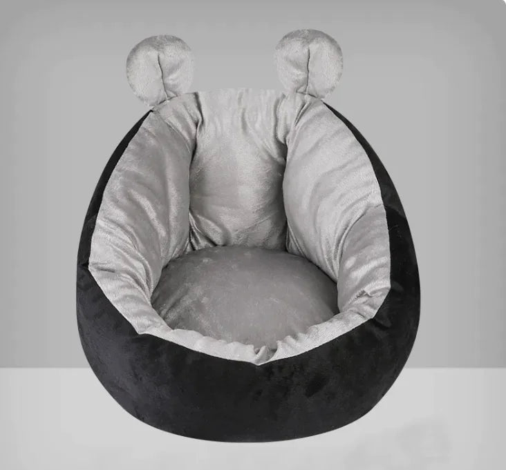 Maison Capsule Espace Fermé pour Chat, Villa pour Chat, Niche Quatre Saisons pour Teddy et Fournitures pour Animaux de Compagnie