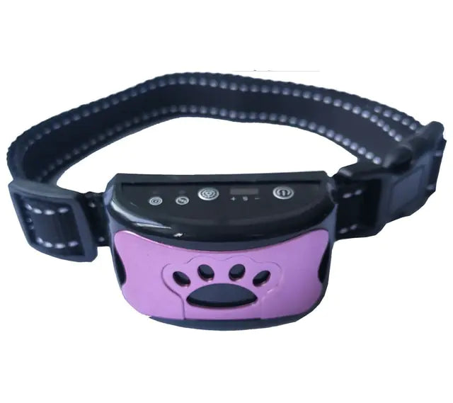 Collier de Dressage pour Chiens Anti-Aboiement Ultrasonique USB